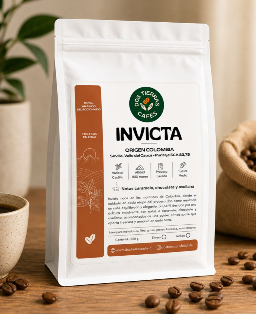 Imagen de Invicta 100% arábico seleccionado - Colombia 250 gramos