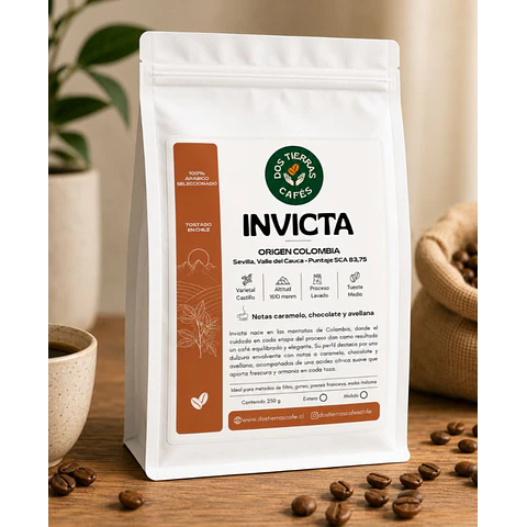 Invicta 100% arábico seleccionado - Colombia 250 gramos