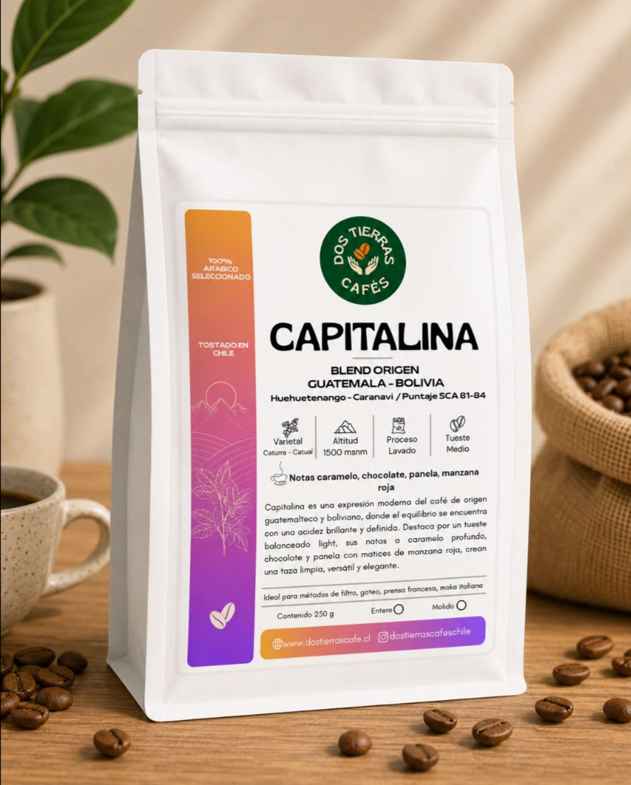 Imagen de Capitalina 100% arábico seleccionado - Guatemala 250 gramos