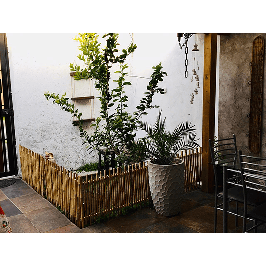 Reja Simple de Jardín con Bambú Colihue - Image 3