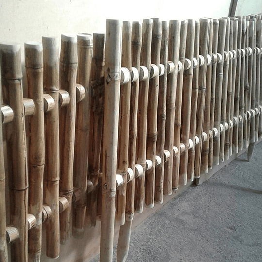 Reja de Jardín con Bambú Colihue 30x100 cm - Image 2