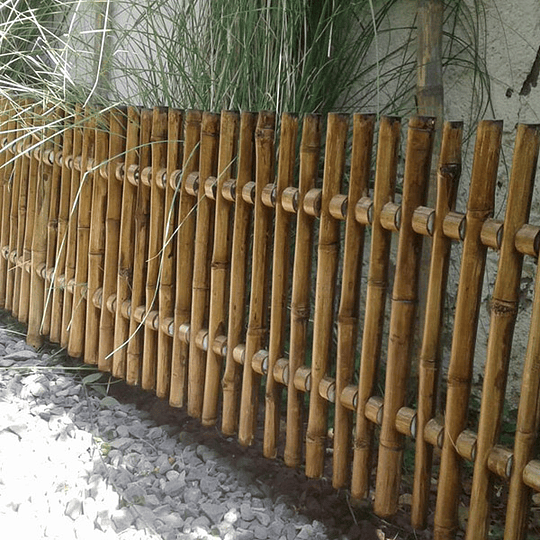 Reja de Jardín con Bambú Colihue 30x100 cm - Image 4