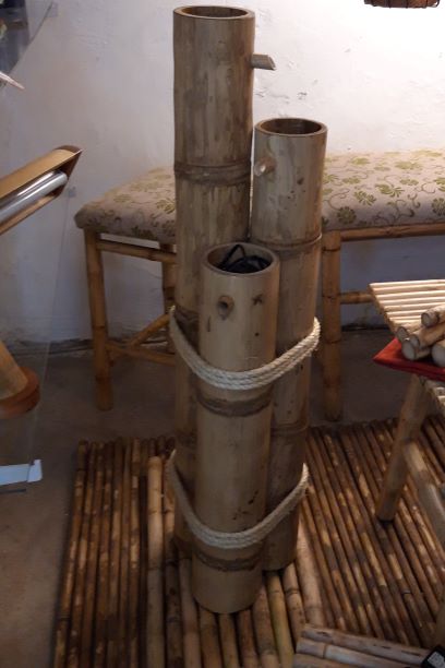 Fuentes de Agua con Bambú (FABRICADAS A PEDIDO)
