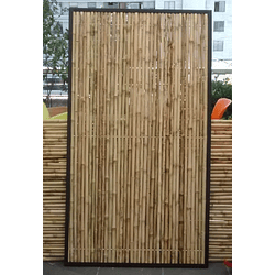 Panel Rígido de Bambú Colihue con marco de fierro