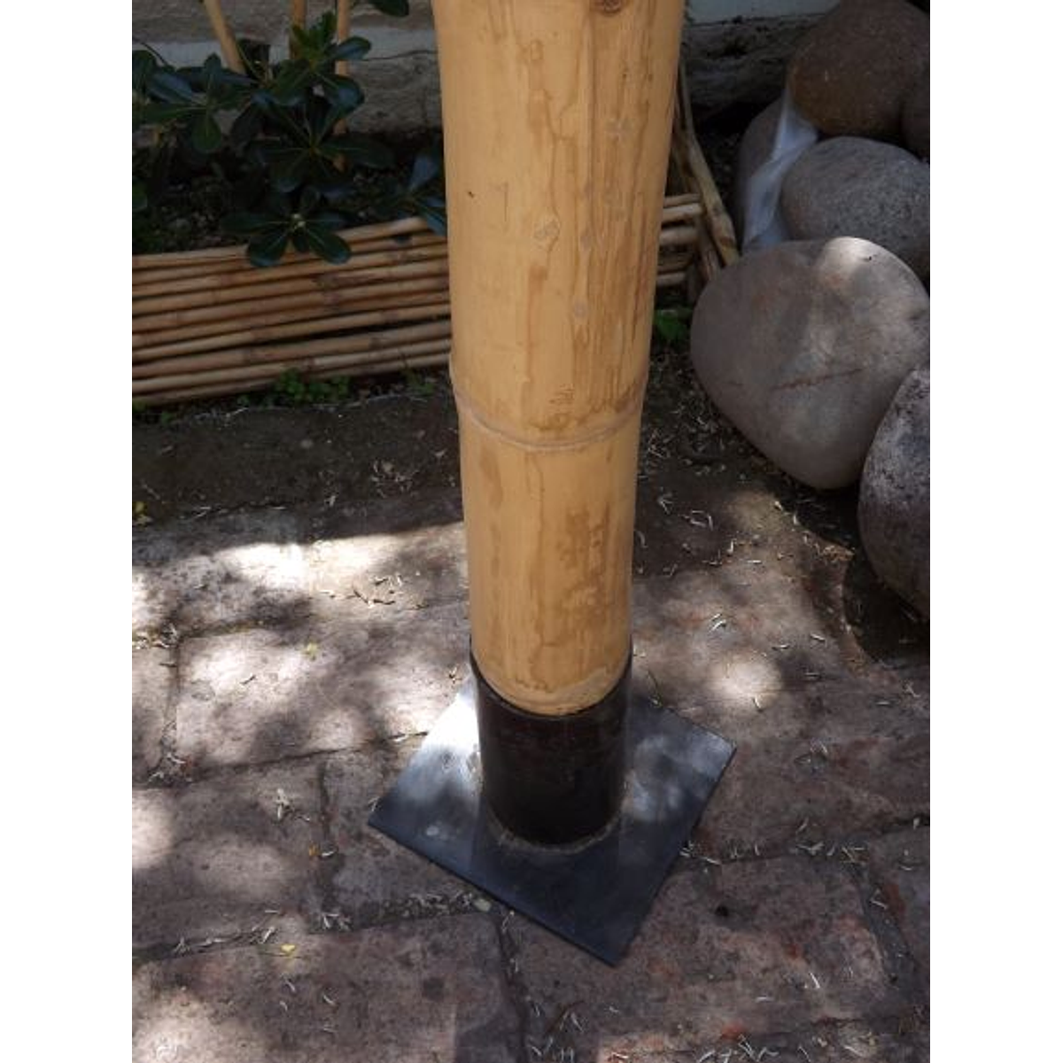 Bases en fierro pintado