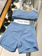 Conjunto (Top + Short) Bicolor - Miniatura 3