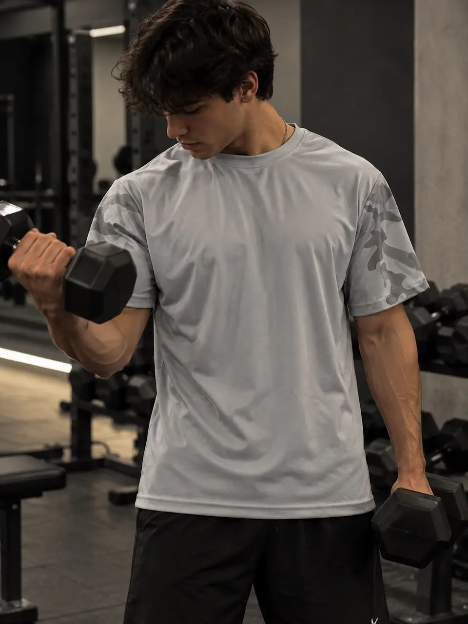 Polera Deportiva Dry-Fit – Mangas Camo Sleeves 1