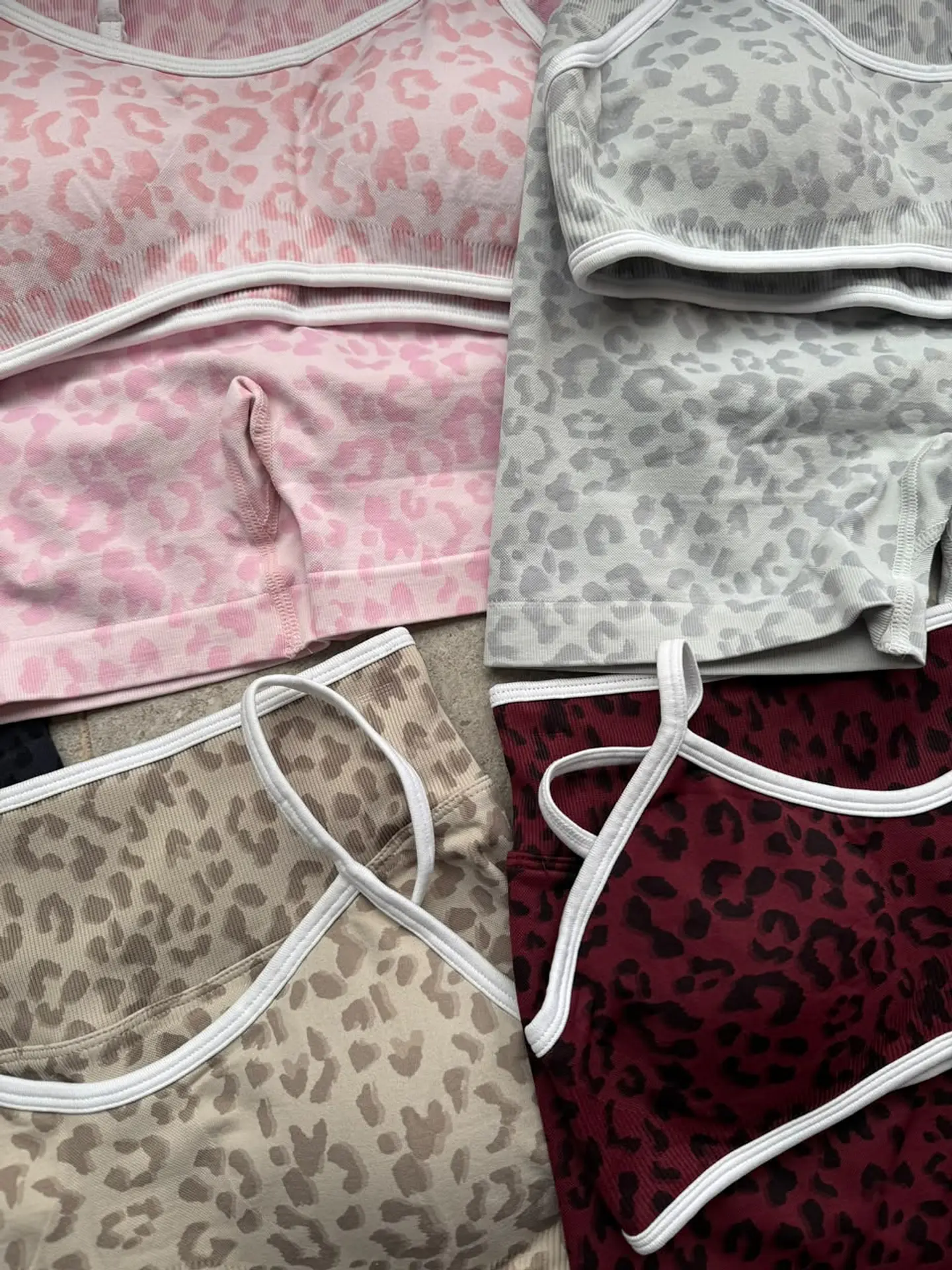Conjunto Deportivo Top + Short Biker Animal Print 4