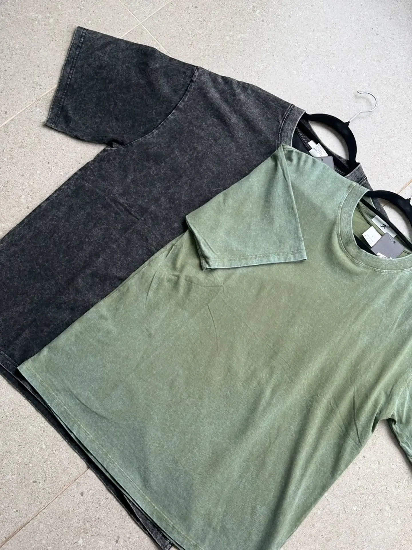 Polera Oversized Acid Wash – 100% Algodón Prelavado 5