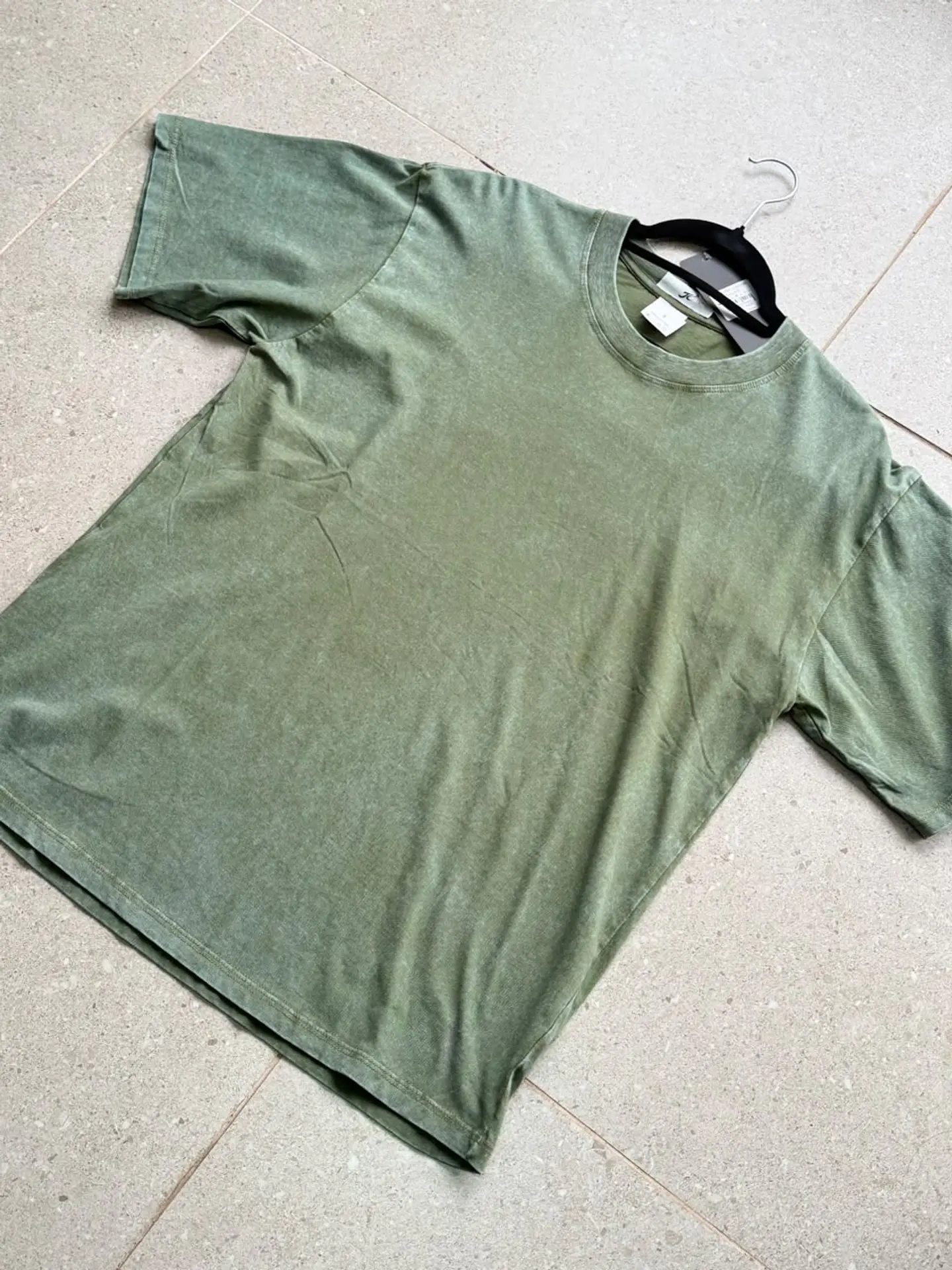 Polera Oversized Acid Wash – 100% Algodón Prelavado 2