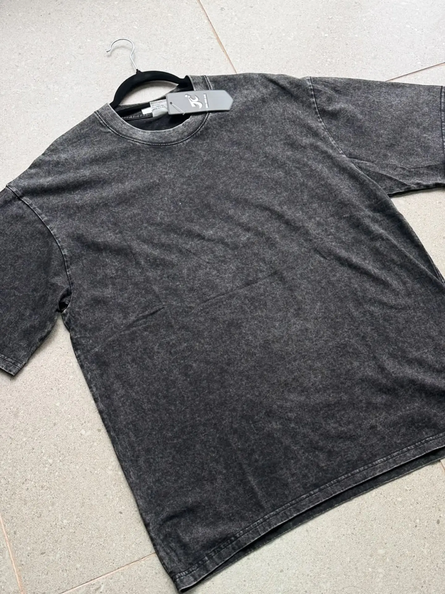 Polera Oversized Acid Wash – 100% Algodón Prelavado 3