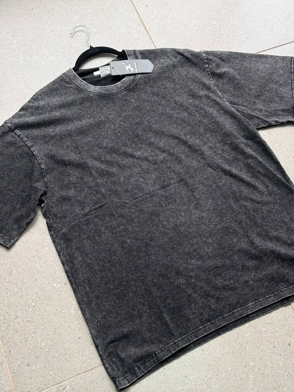 Polera Oversized Acid Wash – 100% Algodón Prelavado 3