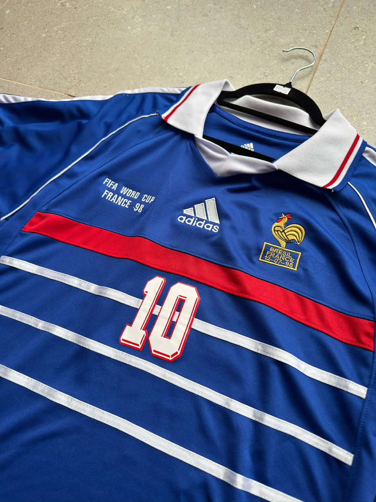 Camiseta / Polera de Fútbol Francia 1998 3