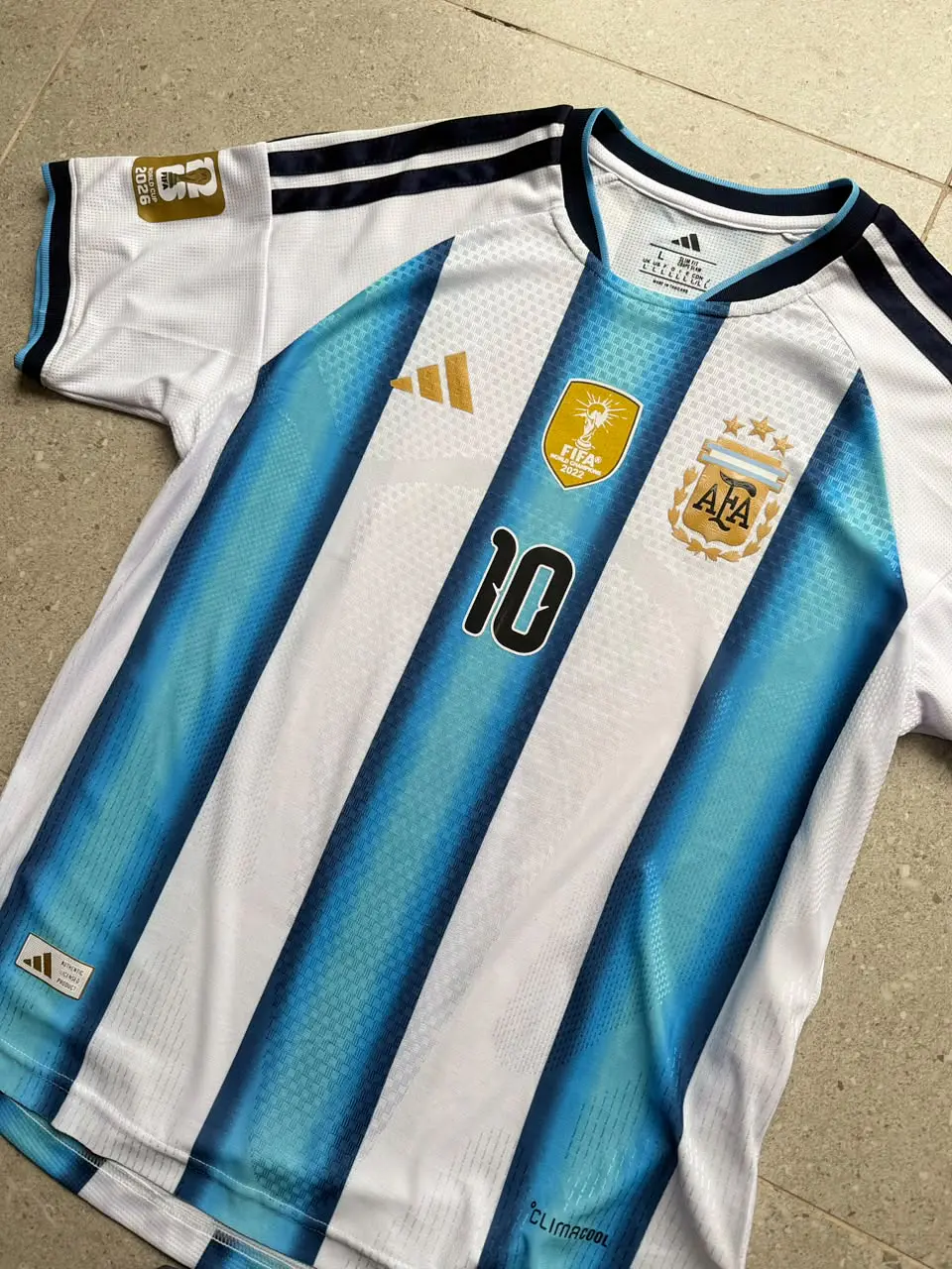 Camiseta / Polera de Fútbol Argentina 2