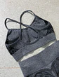 Set Deportivo Jaspeado – Peto Espalda Cruzada + Calza Push-Up - Miniatura 5