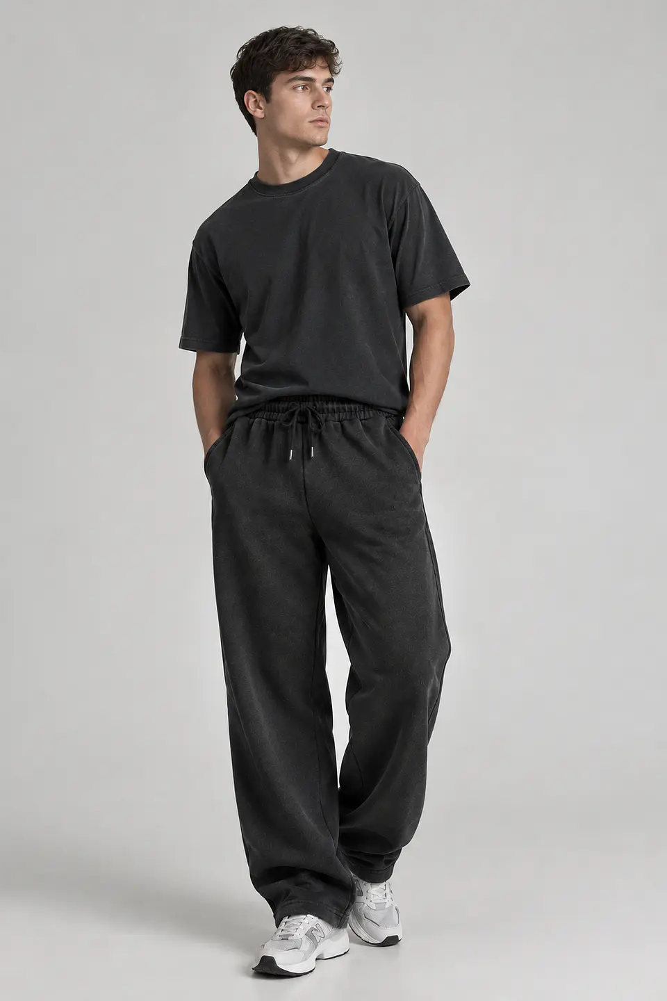 Pantalón Buzo Oversize Unisex | Con Interior Franelado 1