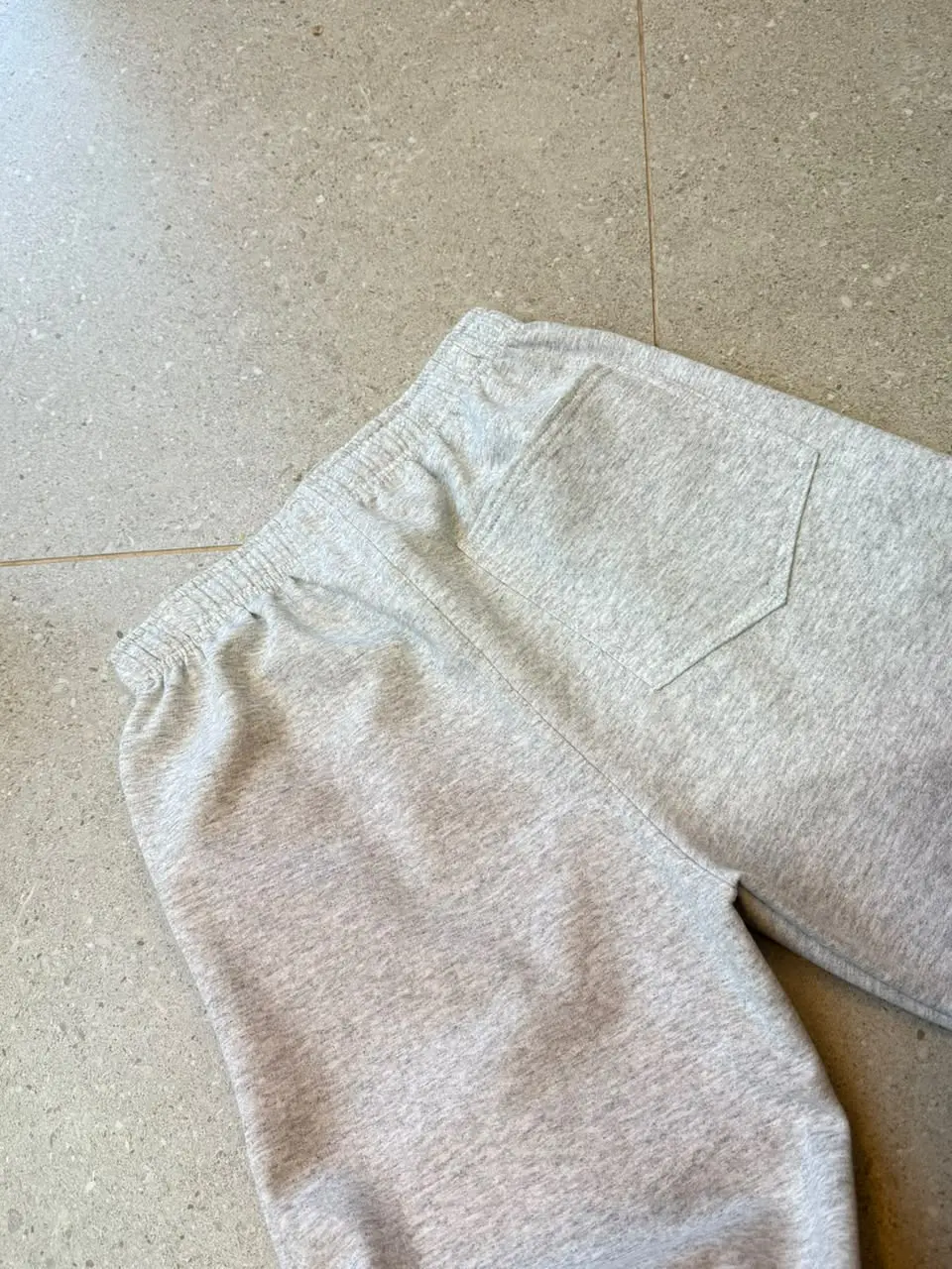 Pantalón Buzo Unisex Gris Melange 3