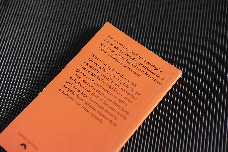 Jose Antonio Coderch. Un texto y una conversacion 2