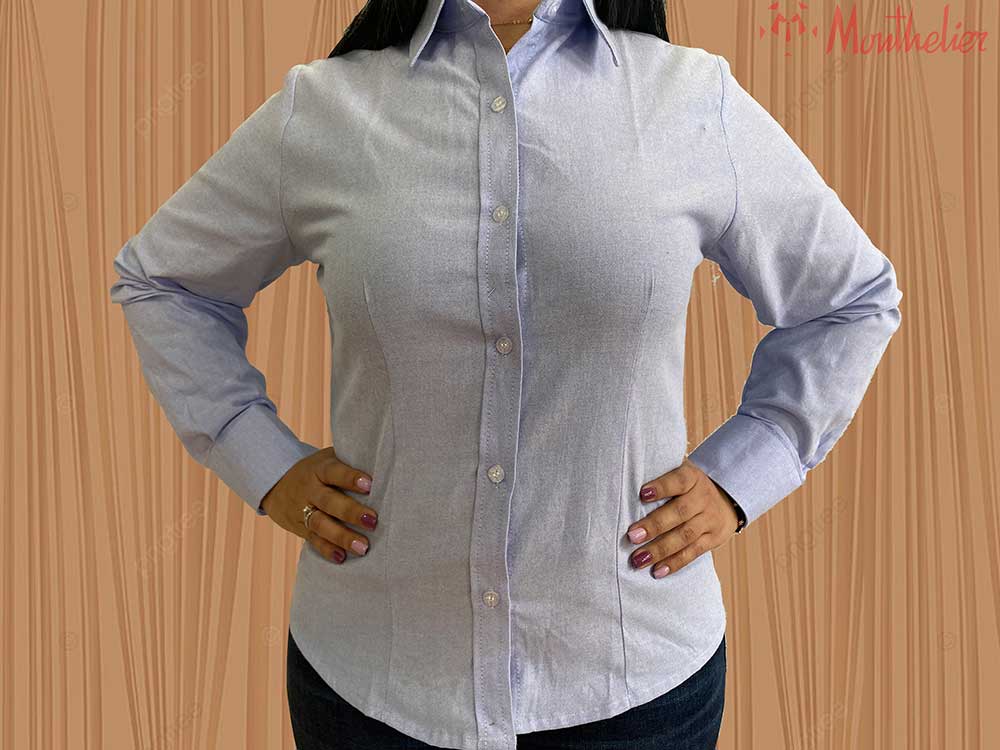 Blusa Manga Larga Oxford 