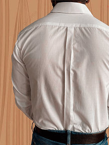 Camisa Manga Larga Dacron Blanca