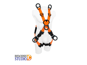 Arnés Dieléctrico 6 Argollas Insafe Para Alturas Y Rescate IN-8006-D