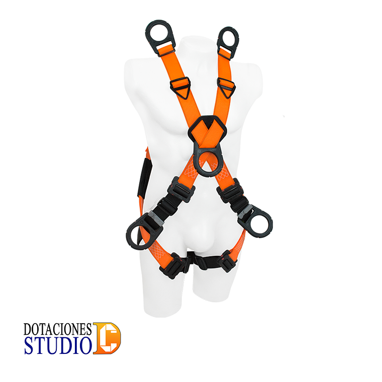 Arnés Dieléctrico 6 Argollas Insafe Para Alturas Y Rescate IN-8006-D 1