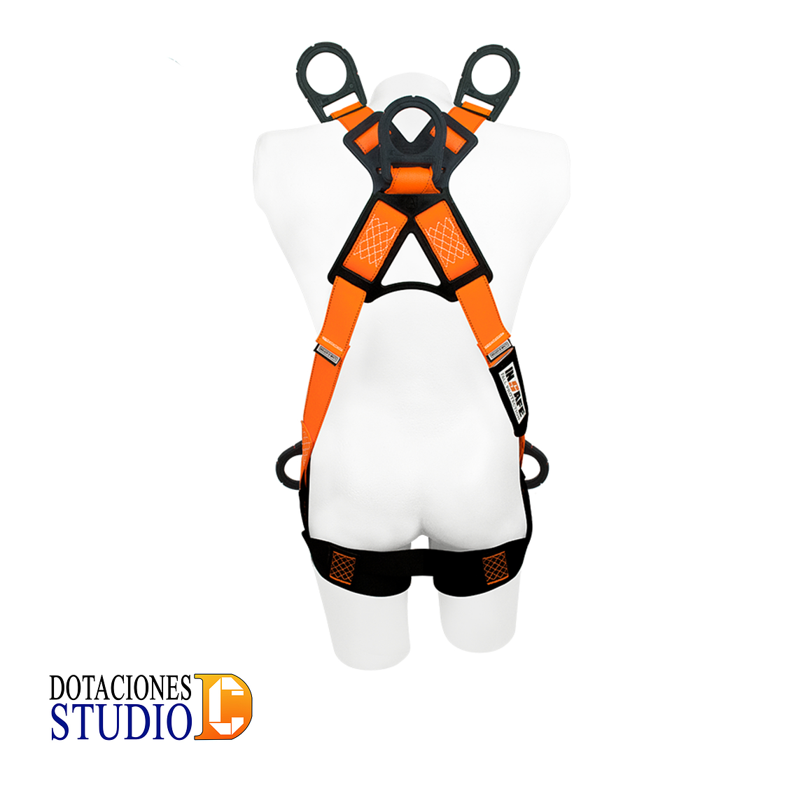 Arnés Dieléctrico 6 Argollas Insafe Para Alturas Y Rescate IN-8006-D 2