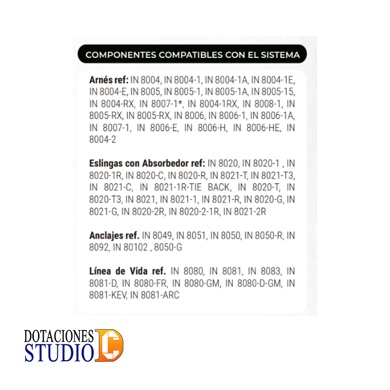 Eslinga De Posicionamiento Graduable Insafe IN-8041-R 5