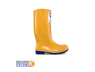 Botas Workman Safety Oil Resistant Amarilla Croydon con puntera
