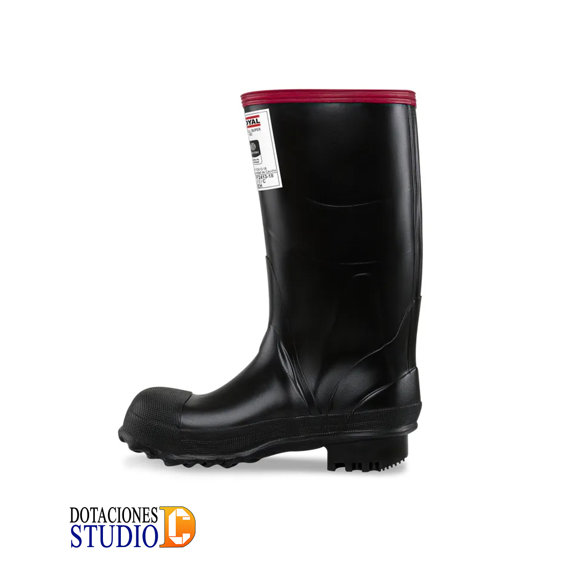Botas Super Royal Argyll Cinta Roja Puntera De Acero 3