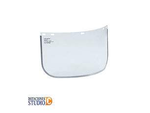 Visor Facial Policarbonato Con Ribete Metalico Steelpro