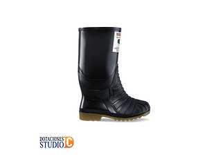 Bota Workman Safety Waterproof Minera Negra