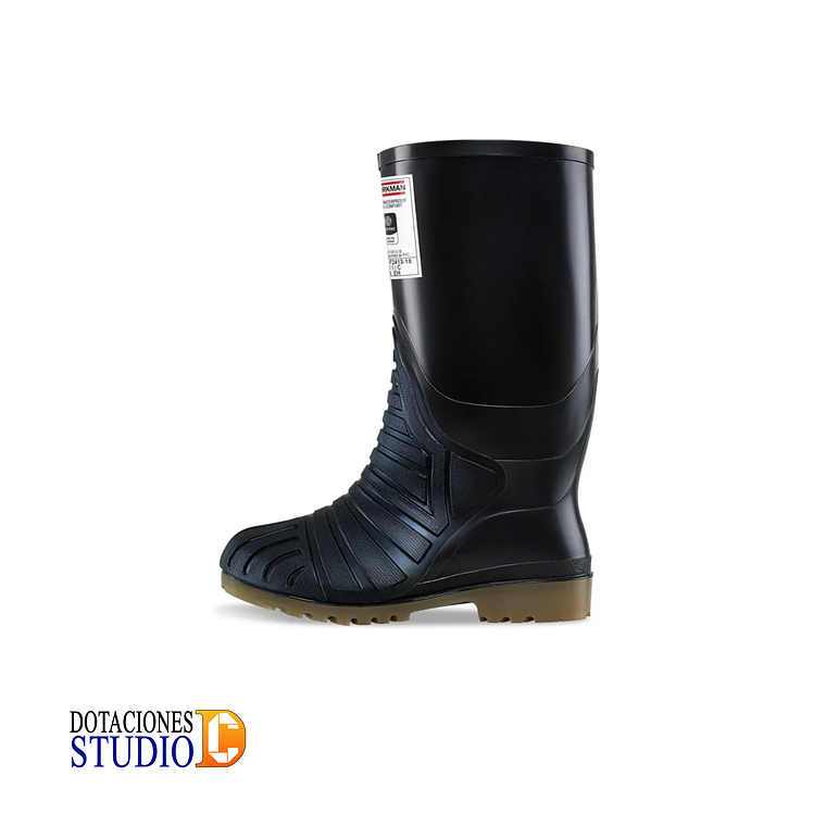 Bota Workman Safety Waterproof Minera Negra 3