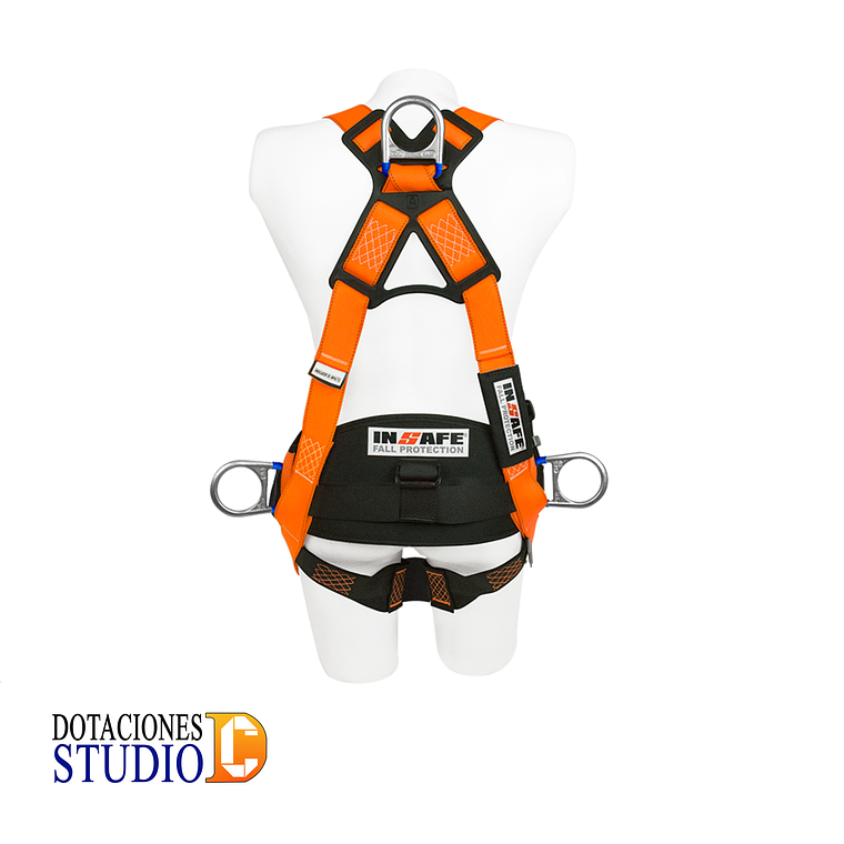 Arnés Insafe 4 Argollas con soporte lumbar In-8004-1 2
