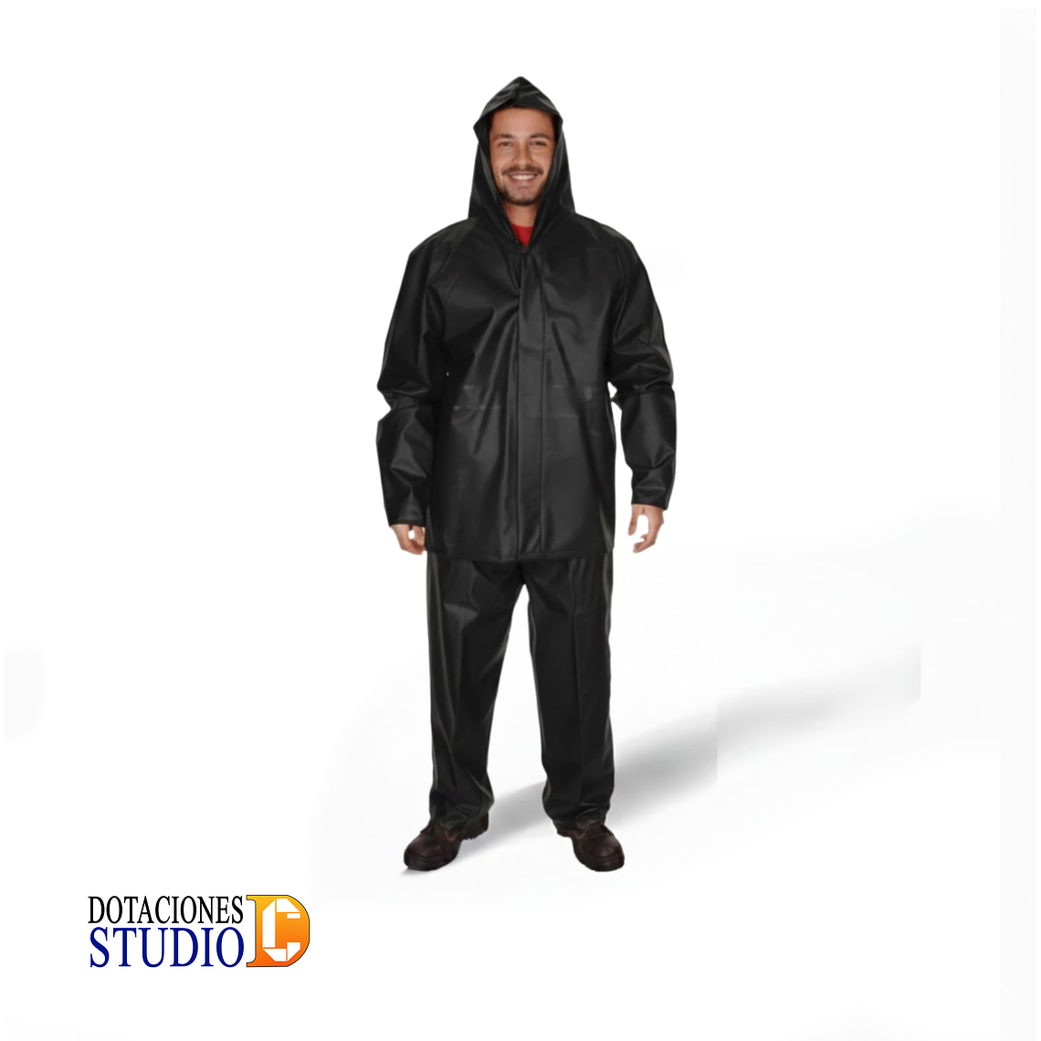 Conjunto Impermeable de PVC 2 Piezas con Broches Plásticos 3