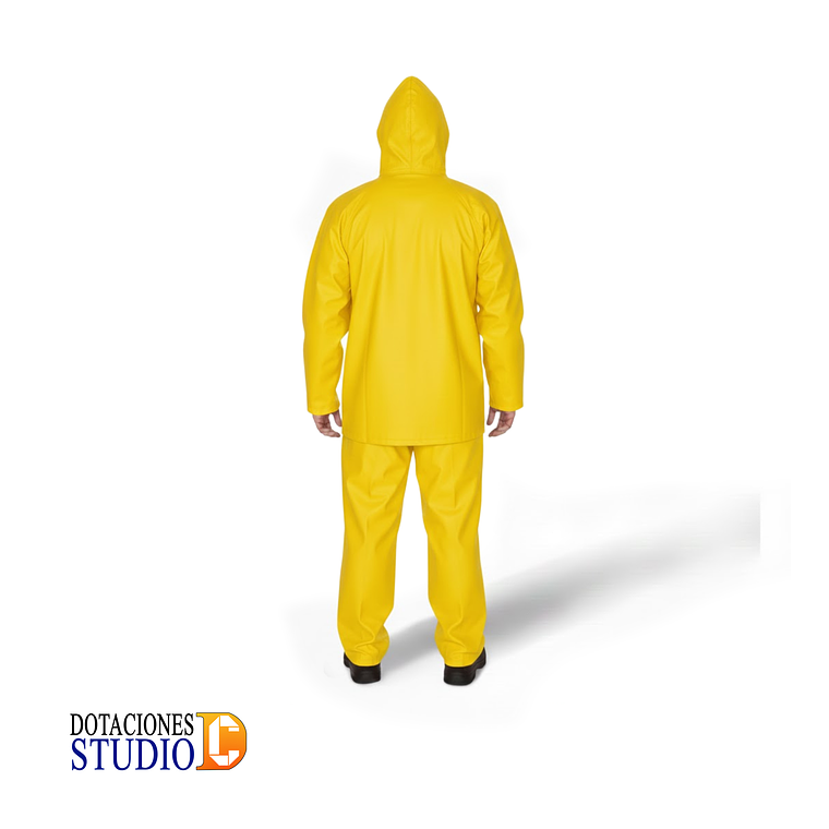 Conjunto Impermeable de PVC 2 Piezas con Broches Plásticos 2