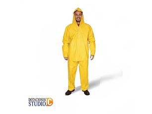 Conjunto Impermeable de PVC 2 Piezas con Broches Plásticos