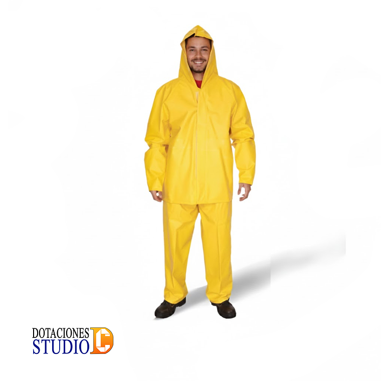 Conjunto Impermeable de PVC 2 Piezas con Broches Plásticos 1