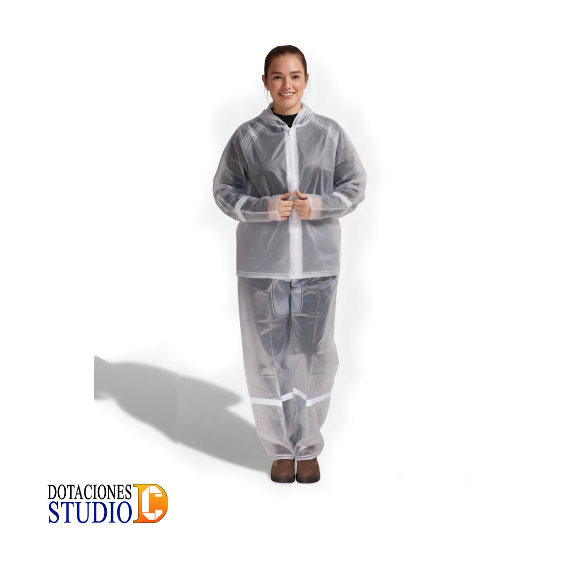 Conjunto Impermeable Siliconado Reflectivo 2 Piezas Liviano 1