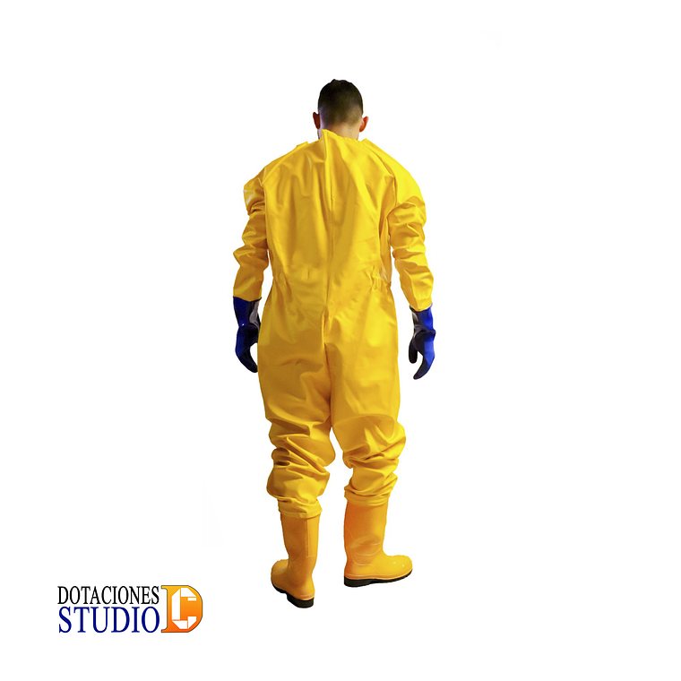 Traje Escafandra Impermeable en PVC Calibre 25 con Botas y Guantes 2