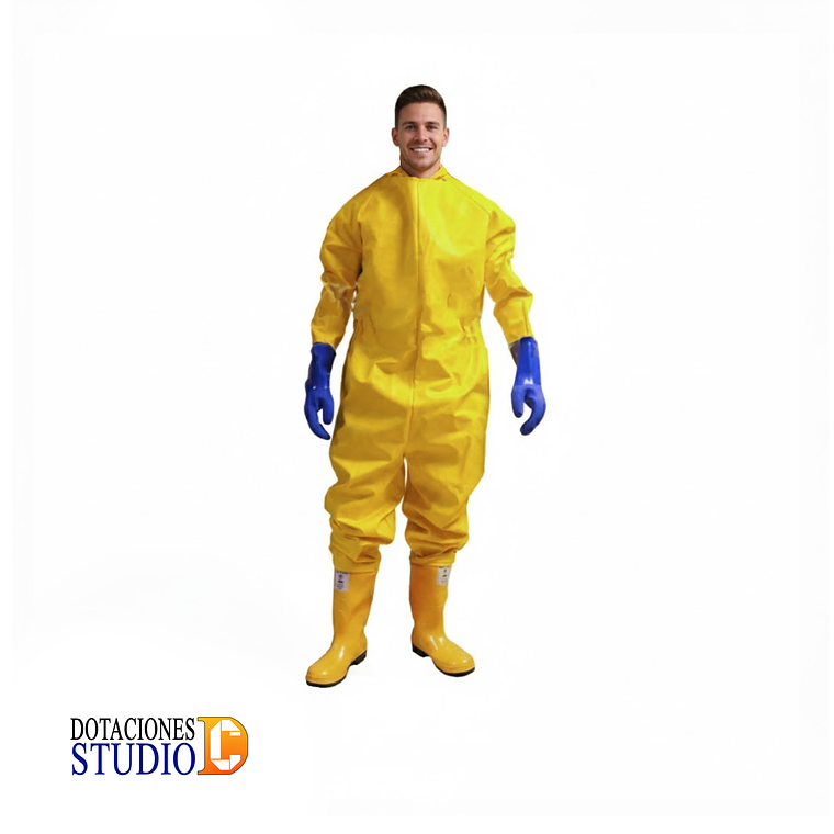 Traje Escafandra Impermeable en PVC Calibre 25 con Botas y Guantes 1