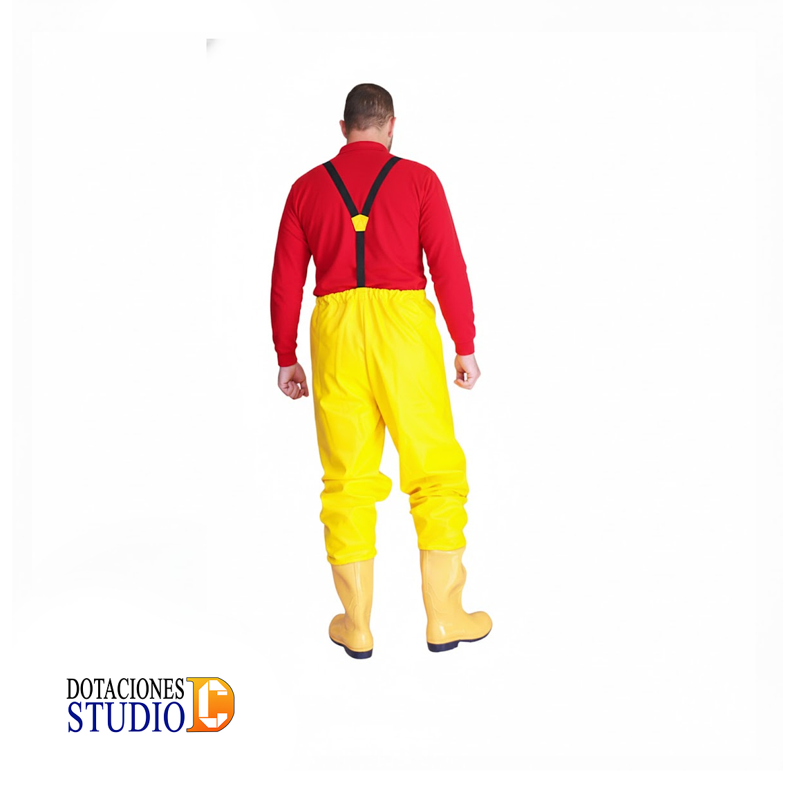 Overol Fontanero Impermeable en PVC con Botas de Seguridad 2