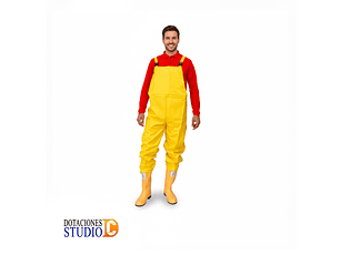 Overol Fontanero Impermeable en PVC con Botas de Seguridad