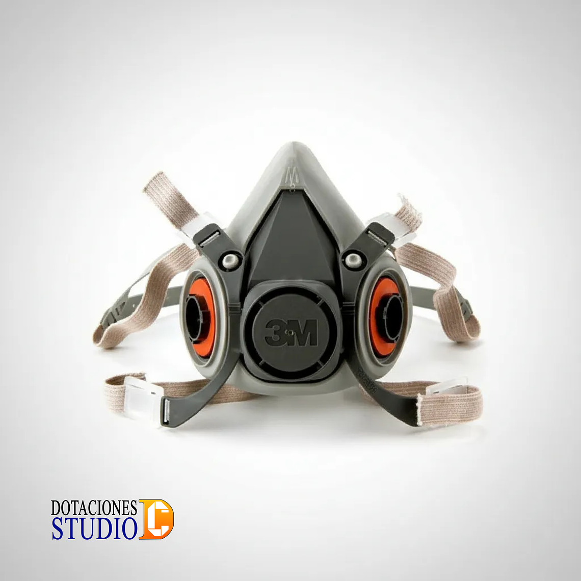 Respirador Máscara Media Cara 3M Serie 6000 3