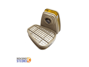 Cartucho Multi Gas Ácido y Vapores Orgánicos 3M 6006