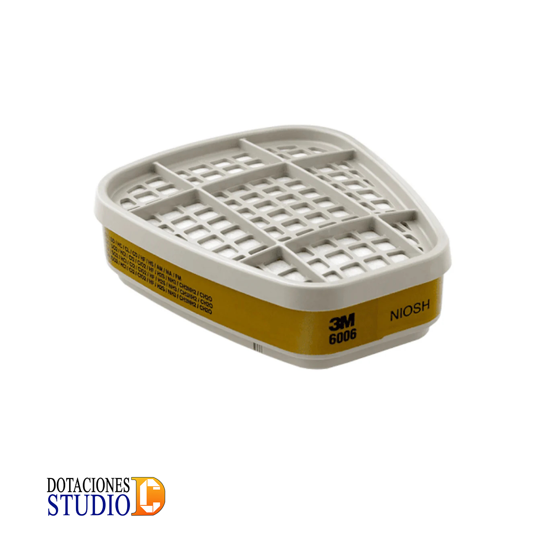 Cartucho Multi Gas Ácido y Vapores Orgánicos 3M 6006 1