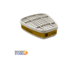 Cartucho Multi Gas Ácido y Vapores Orgánicos 3M 6006