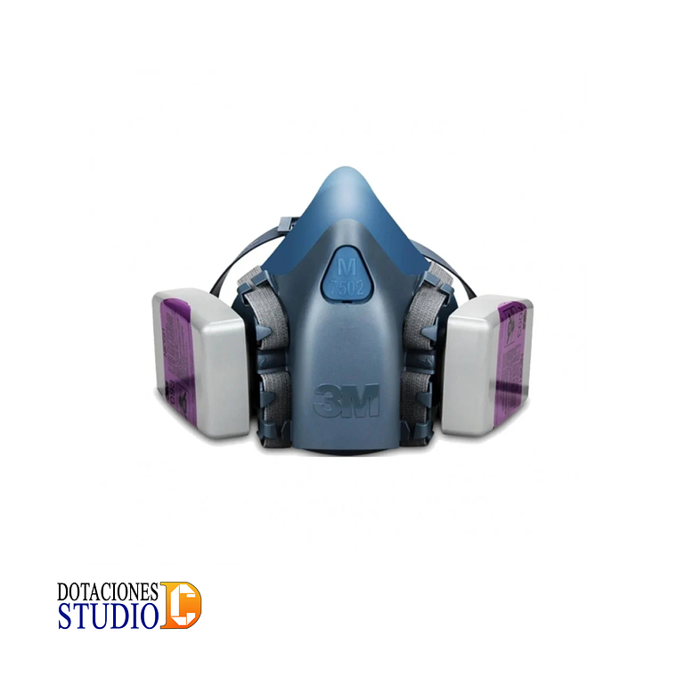 Respirador Reutilizable de Media Cara 3M 7500 3