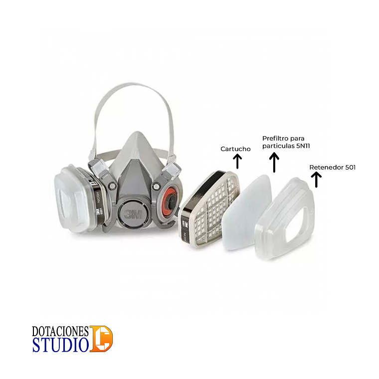 Retenedor de Filtro 3M 501 3