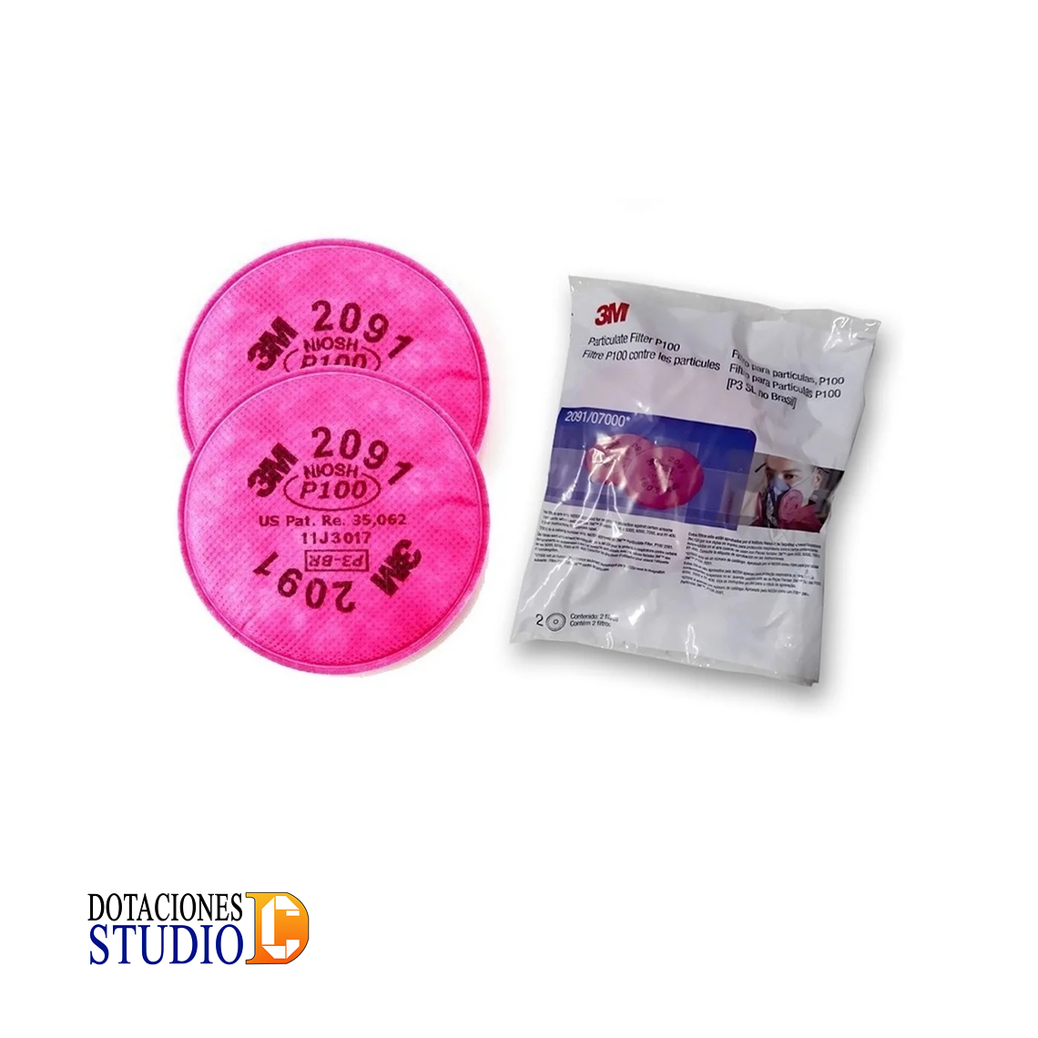 Filtro para Partículas 3M P100 2091 2